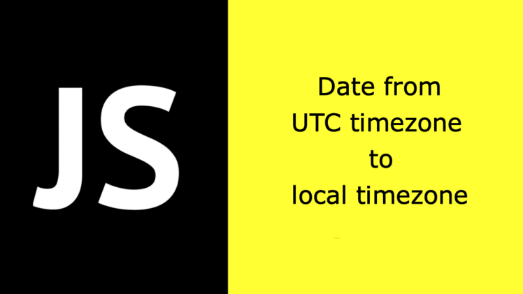 UTC Timezone to Local Timezone
